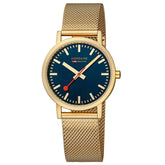 Mondaine Classic Damenuhr aus Goldene Edelstahl, 36 MM -  A660.30314.40SBM